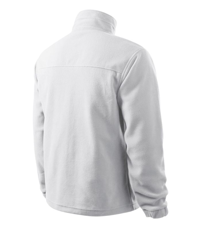 Флісова кофта чоловіча біла Rimeck Jacket 501 280 g/m²